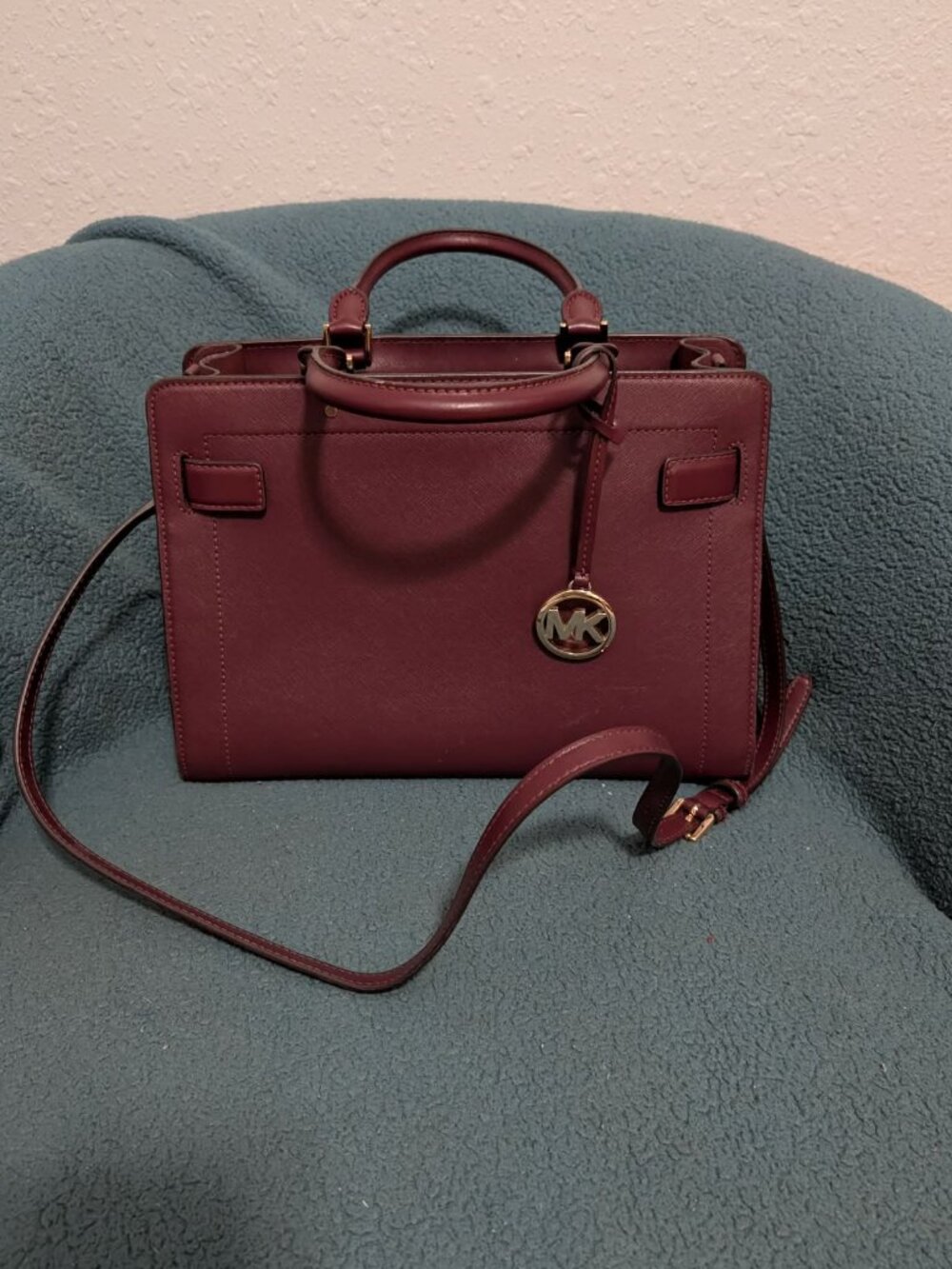 Michael Kors Merlot Satchel